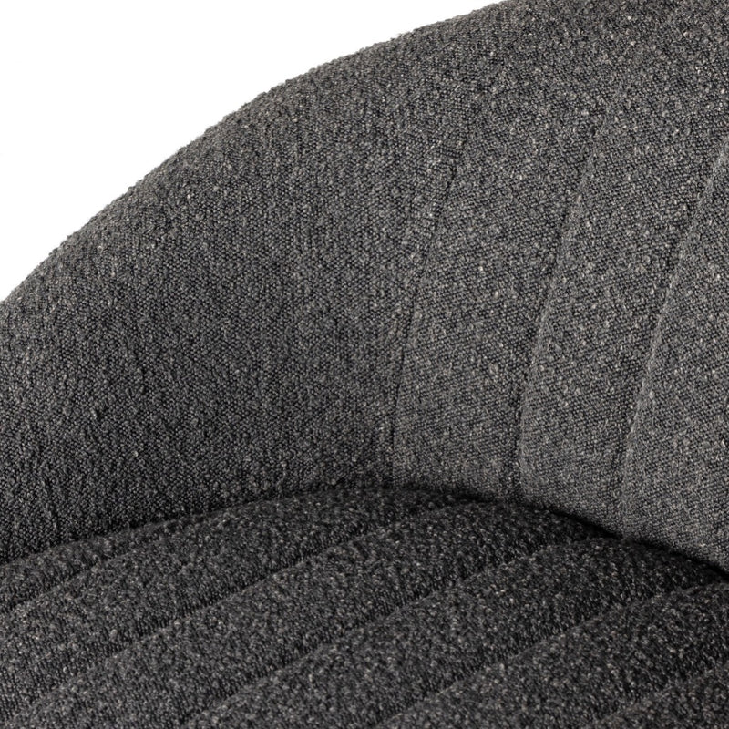 Audie Swivel Chair Knoll Charcoal Seat Cushion 226408-006