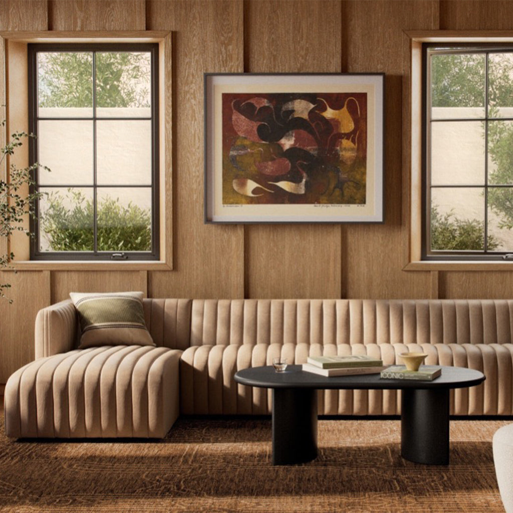 Augustine 2-Piece Leather Sectional - Palermo Drift | Four Hands ...