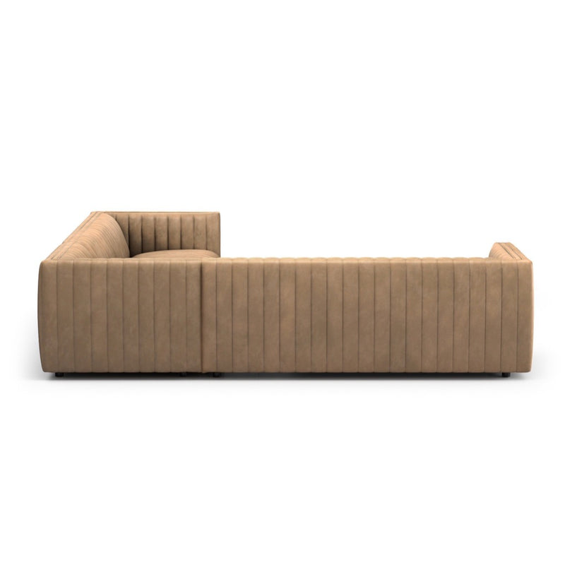 Four Hands Augustine 3-Piece Sectional view of back 