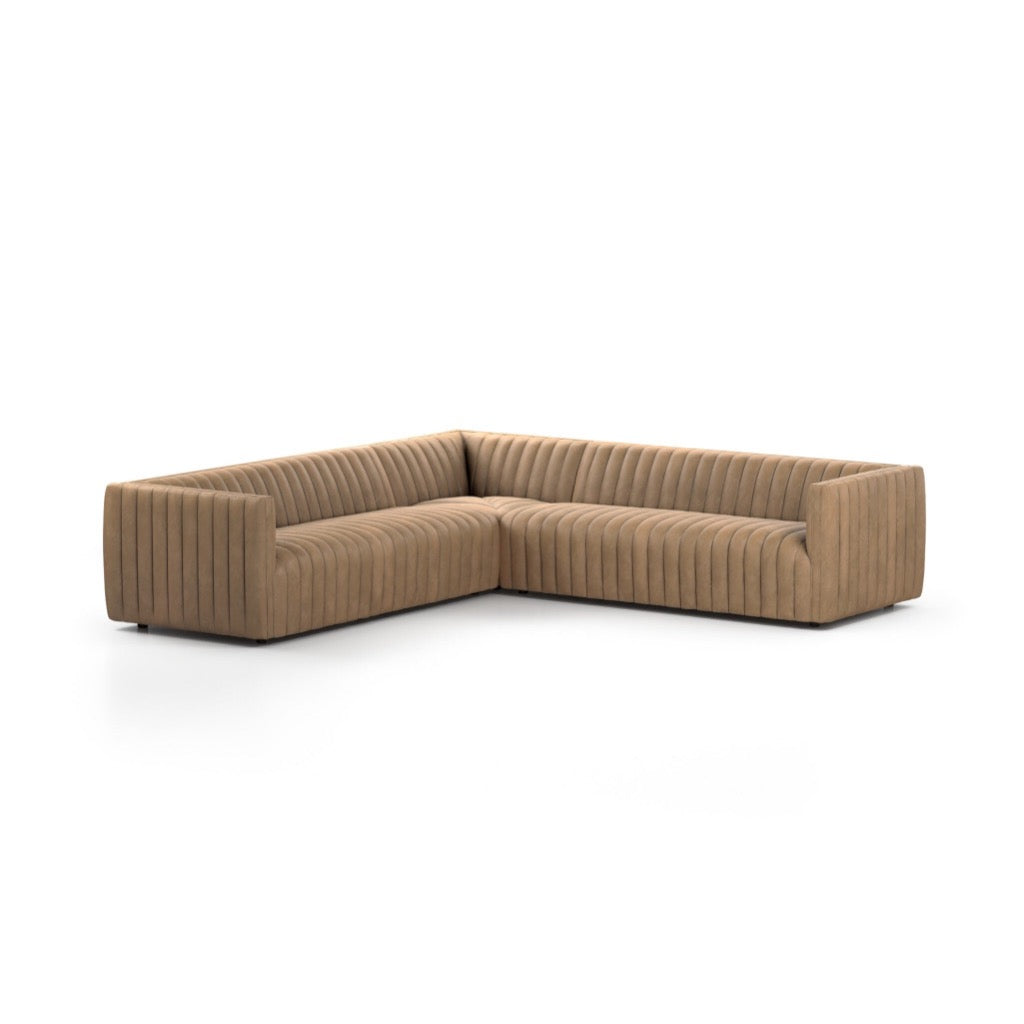 Four Hands Augustine 3-Piece Sectional angled view 
