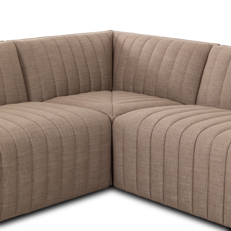 Four Hands Augustine 3-Piece Sectional corner piece view 