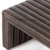 Augustine Bench 230152-001 leather channeling 
