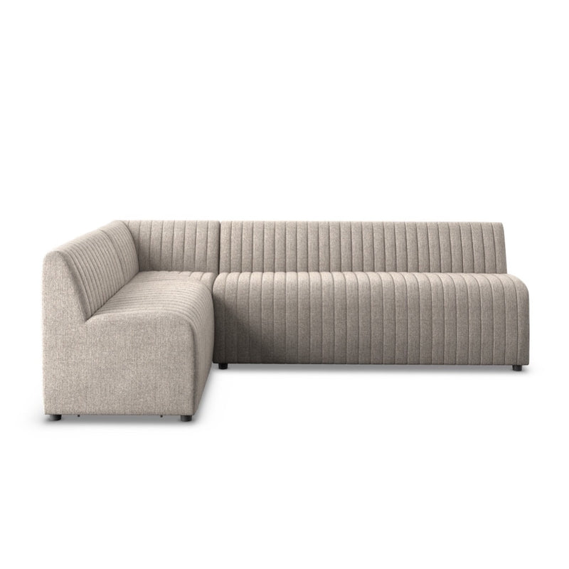 Four Hands Augustine Dining Banquette, L-Shape - Orly Natural