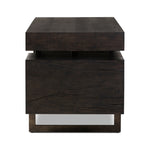 Four Hands Augusto Desk Dark Espresso Reclaimed French Oak Side View