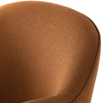 Aurora Swivel Chair Patton Burnish Curved Backrest 106102-035