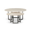 Axtell Nesting Coffee Table Lunar Marble Front Facing View 246638-001