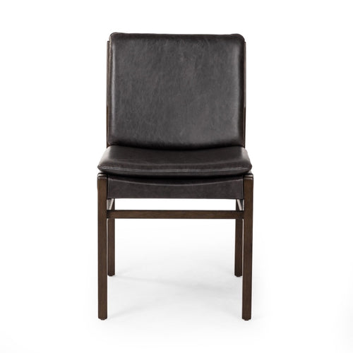 Aya Dining Chair Sonoma Black Front View 109289-015