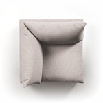 Four Hands Build Your Own: Westwood Sectional Bayside Pebble Corner Piece Top View