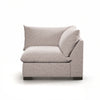 Build Your Own: Westwood Sectional Bayside Pebble Corner Piece Side View Four Hands