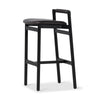 Four Hands Baden Stool side bar angled view