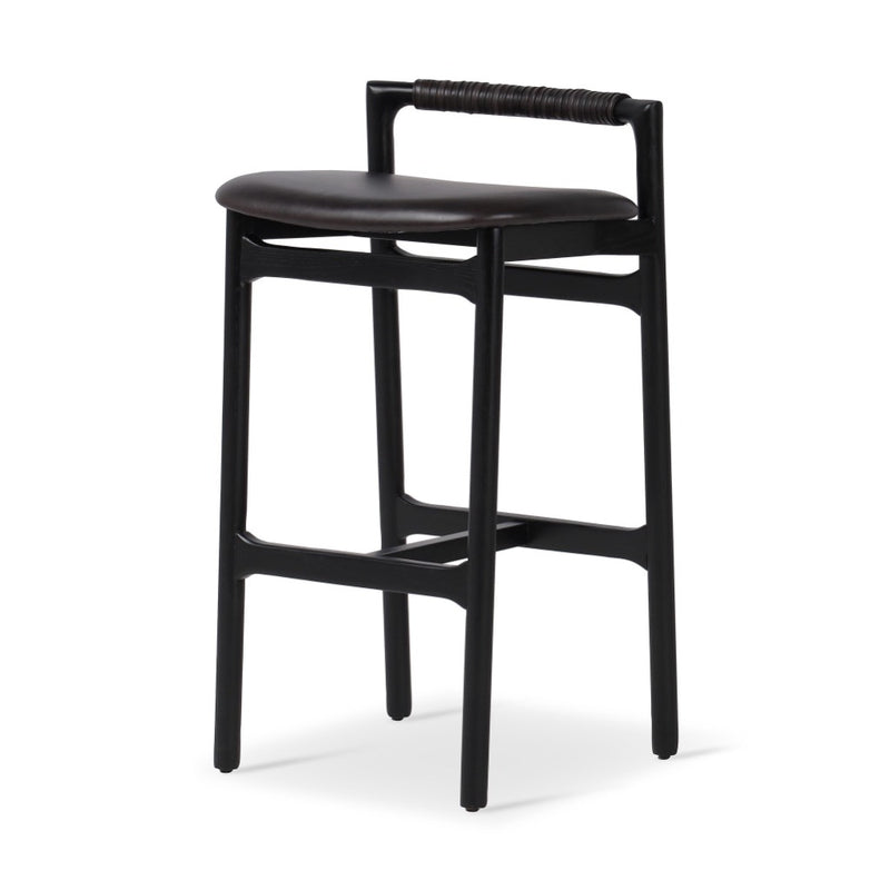 Four Hands Baden Stool bar angled view