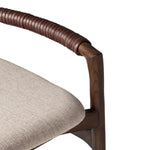 Four Hands Baden Counter Stool Alcala Wheat Top Grain Leather Wrapping