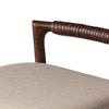 Baden Counter Stool Alcala Wheat Performance Fabric Seating Four Hands