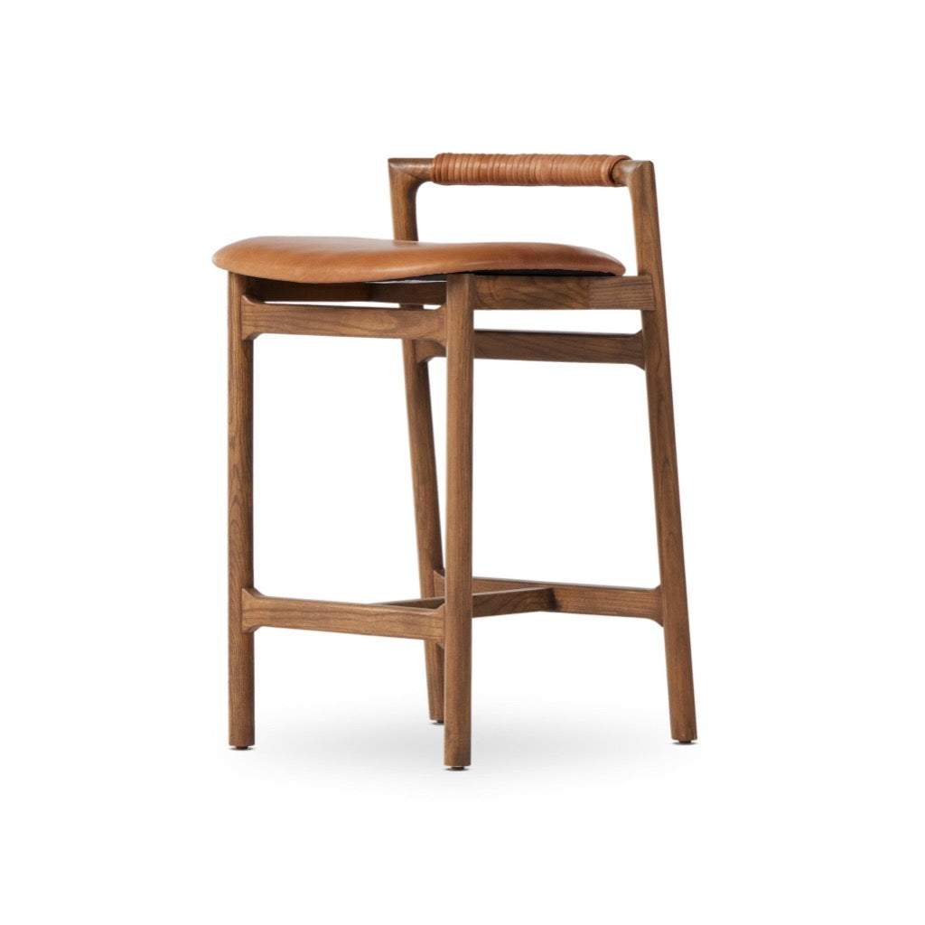 Four Hands Baden Stool angled view 