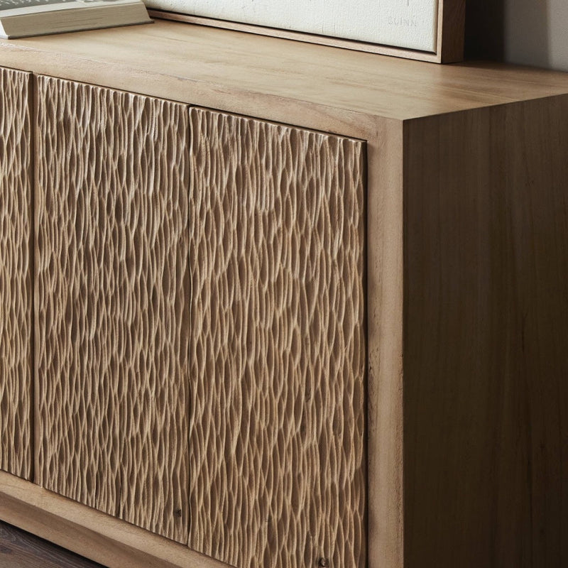 Four Hands Bahari Sideboard wood texture view 