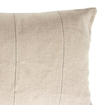 Baldoni Pillow Lombardy Natural Linen Black Stitching Detail Four Hands