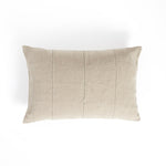 Baldoni Pillow Lombardy Natural Linen Front Facing View Four Hands