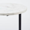 Mercana Ballatine Accent Table round marble top view 