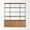 Baron 4 Door Bookcase 71115-AB front view 