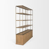 Mercana Baron 4 Door Bookcase angled side view 