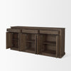 Mercana Baron Sideboard angled open door view 