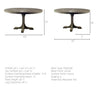 Mercana Barrett Round Dining Table table diagram