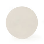 Basil Outdoor Drink Table Matte White Top View 229987-003
