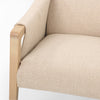 Bauer Chair Irving Flax Performance Fabric Seating Four Hands