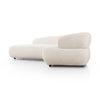 Four Hands Belen 2-Piece Sectional side view left arm chaise 