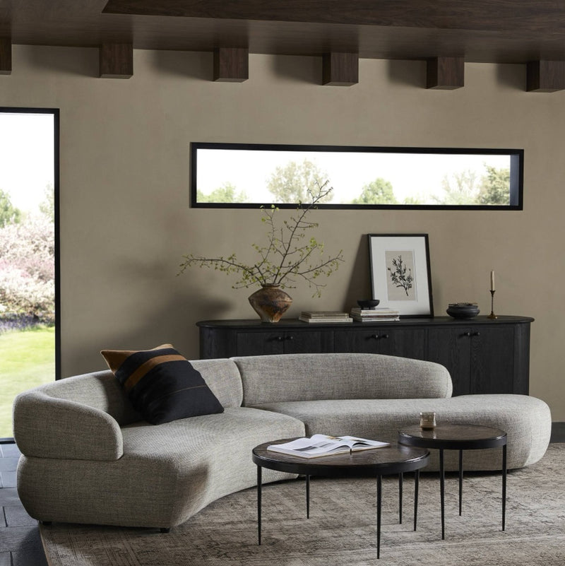 Belen 2-Piece Sectional 247356-001 staged view right chaise 