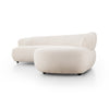 Four Hands Belen 2-Piece Sectional side view right arm chaise 