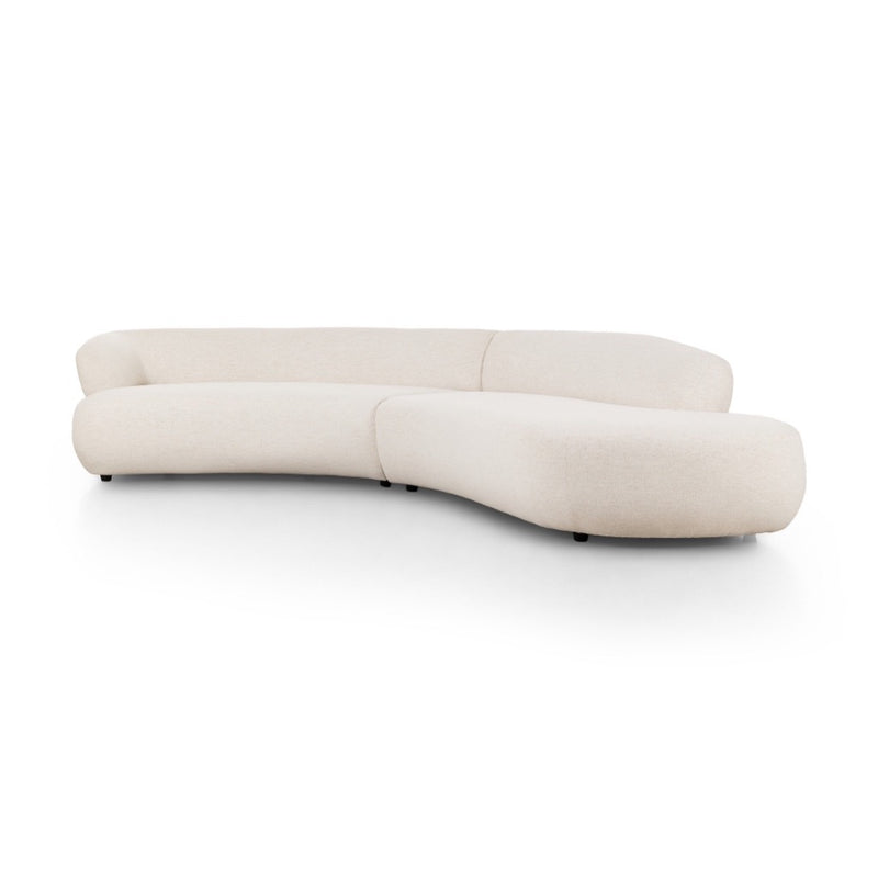 Belen 2-Piece Sectional 247356-002 angled view right arm chaise 