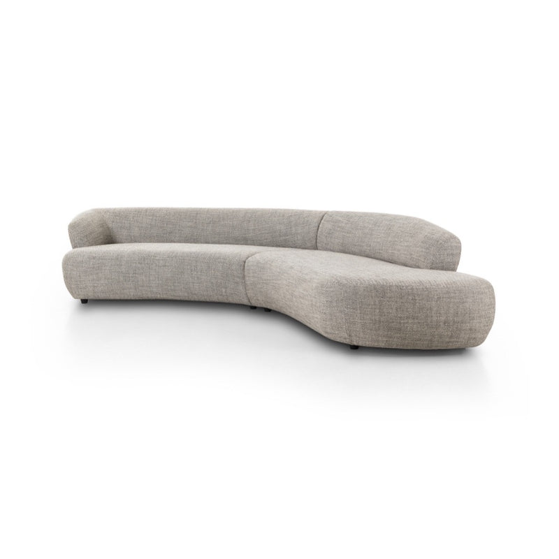 Belen 2-Piece Sectional 247356-001 angled view right chaise 