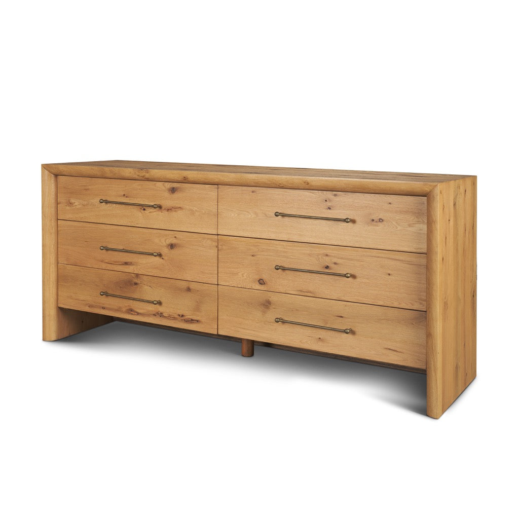 medium brown dresser Belford 6-Drawer Light Oak Wood sweet 16 Width:W (2E) Buy Black Strappy Maxi while the durable plinth