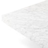 Bellamy Square Coffee Table White Carrara Marble Top Detail 239445-001