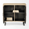Mercana Bellefontaine Accent Cabinet front facing interior view 