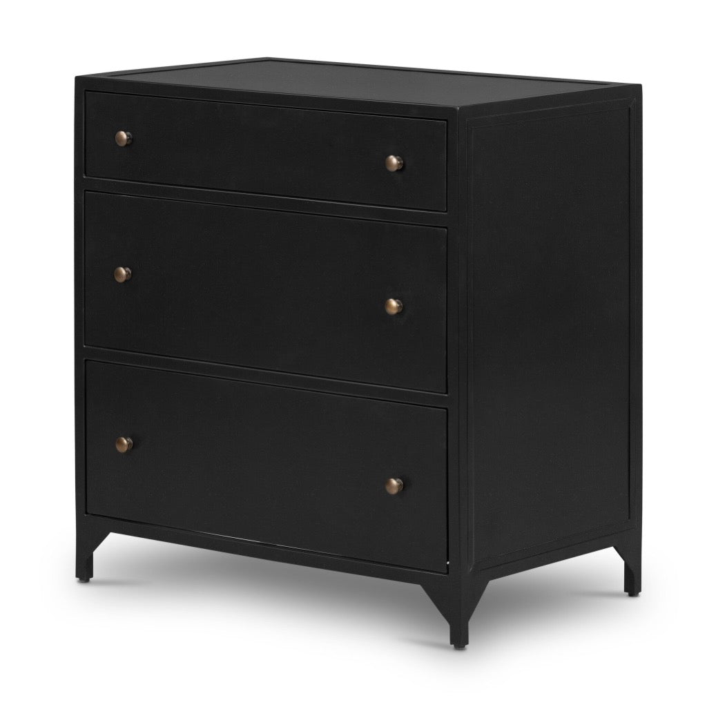 Four Hands Belmont Large Storage Nightstand angled view 