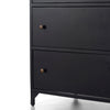 Four Hands Belmont Large Storage Nightstand front view of drawers