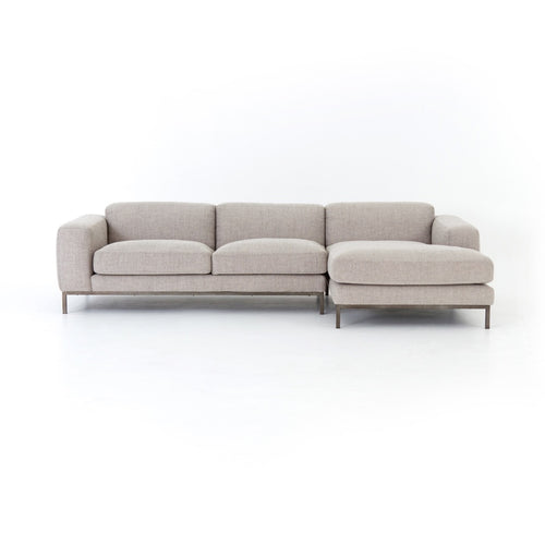 Benedict 2-Piece Sectional Front Facing View Four Hands