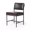 Benton Dining Chair Sonoma Black Angled View 109317-006