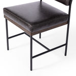Benton Dining Chair Sonoma Black Iron Legs Four Hands