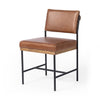 Benton Dining Chair Sonoma Chestnut Angled View Four Hands