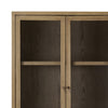 Four Hands Bergstrom Cabinet glass door panels view