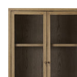 Four Hands Bergstrom Cabinet glass door panels view