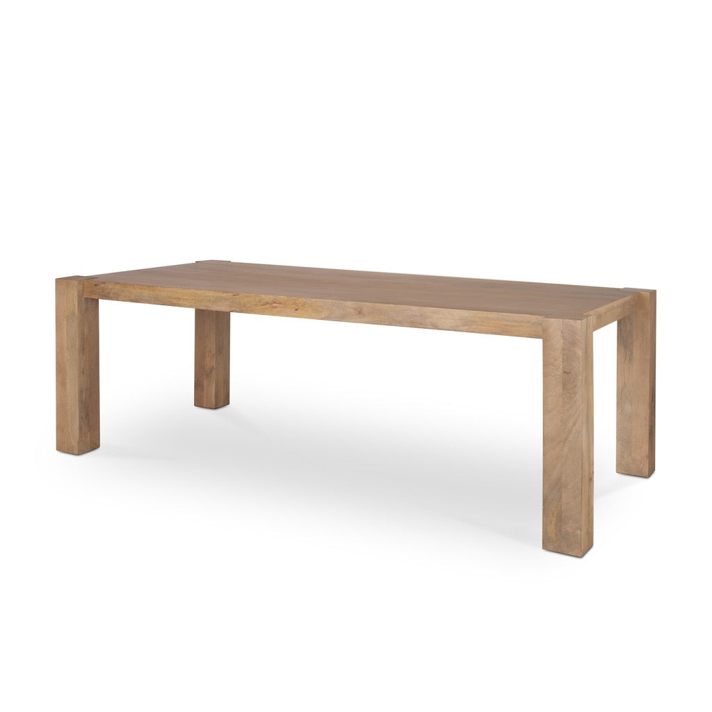 Mercana Beth Dining Table angled view 