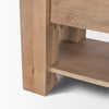 Beth Media Console 70634 open shelf view 
