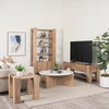 Mercana Beth Shelving Unit staged living room