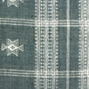 Bhujodi Pillow Bhujodi Cornflower Blue Cotton Handwoven Pattern 234092-004