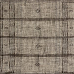 Bhujodi Textile 1 Mocha with Rustic Walnut Material Detail 237522-003