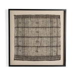 Bhujodi Textile 1 Mocha with Rustic Walnut Front View 237522-003